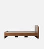Teshio Queen Size Bed in Columbian Walnut Finish