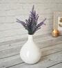Tesla White Iron Vase