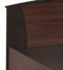 Tessa Queen Size Bed in Brown Finish with Box Storage