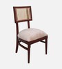 Tessaro Teak Wood Dining Chair In Brown Finish