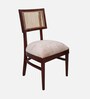 Tessaro Teak Wood Dining Chair In Brown Finish
