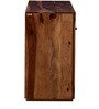 Tesseract Sheesham Wood Chest of Drawers in Warm Walnut Finish