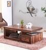 Vianen Sheesham Wood Coffee Table In Warm Walnut Finish