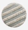 Teviston Fabric Foot Stool in Blue Colour