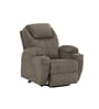 Texas American Fabric 1 Seater Recliner In Brown Colour