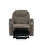 Texas American Fabric 1 Seater Recliner In Brown Colour