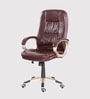 Texas American Leatherette Computer Chair In Black Colour