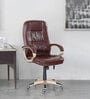 Texas American Leatherette Computer Chair In Black Colour