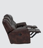 Texas American Leatherette Recliner Sofa 3 Seater In Brown Color