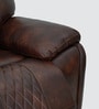 Texas American Leatherette Recliner Sofa 3 Seater In Brown Color