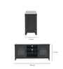 Texas American Tv Unit In Black Finish