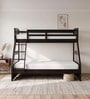 Texas American Wooden Bunk Bed in Black finish