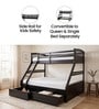 Texas American Wooden Bunk Bed in Black finish