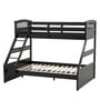 Texas American Wooden Bunk Bed in Black finish