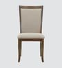 Texas Marble Top 6 Seater Dining Set in Brown Finish