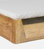 Texas Queen Size Bed Natural with Hydraulic Storage