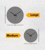 Texture Design Multicolour Wood & Mdf Wall Clock