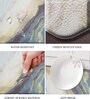 Texture Abstract Microfibre 30x18 Inches Anti Skid Door Mat