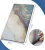 Texture Abstract Microfibre 30x18 Inches Anti Skid Door Mat