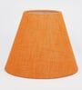 Venice Orange Cotton Fabric Solid Lampshade