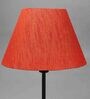 Paxton Red Cotton Fabric Solid Lampshade