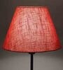 Paxton Red Cotton Fabric Solid Lampshade