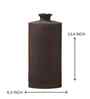 Textured Brown Weave Resin Table Vase Textured Brown Weave Resin Table Vase