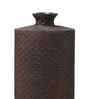 Textured Brown Weave Resin Table Vase Textured Brown Weave Resin Table Vase
