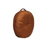 Textured Copper Premium Polyester Round Floor Cushion(Reversible) 22x3 inches