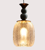 Textured Crystal Glass Hanging Light