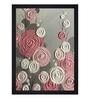 Textured Paper Pink Framed Art Print