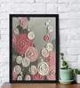 Textured Paper Pink Framed Art Print