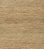Beige Textured Solids Pattern Jute Hand Woven 4 x 6 Feet Carpet