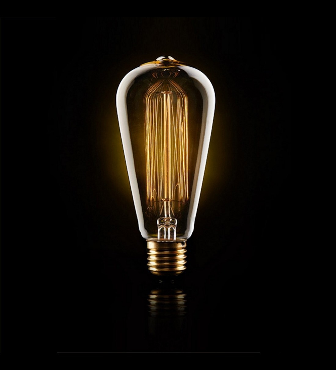 Buy Transparent Glass Tear Drop 40W Filament Bulb by The Brighter Side