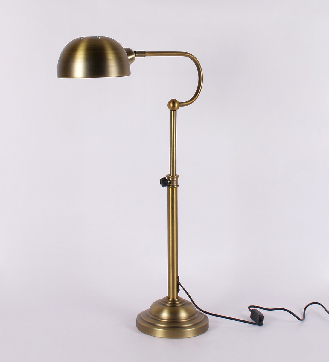 Buy Antique Brass Brass Study Lamp By Kapoor E Illuminations Online