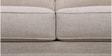 Thames Fabric 3 Seater Sofa In Beige Colour