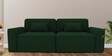 Thanos Velvet 2 Seater Sofa in Bottle Green Colour