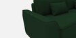 Thanos Velvet 2 Seater Sofa in Bottle Green Colour