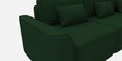 Thanos Velvet 3 Seater Sofa in Bottle Green Colour