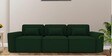 Thanos Velvet 3 Seater Sofa in Bottle Green Colour