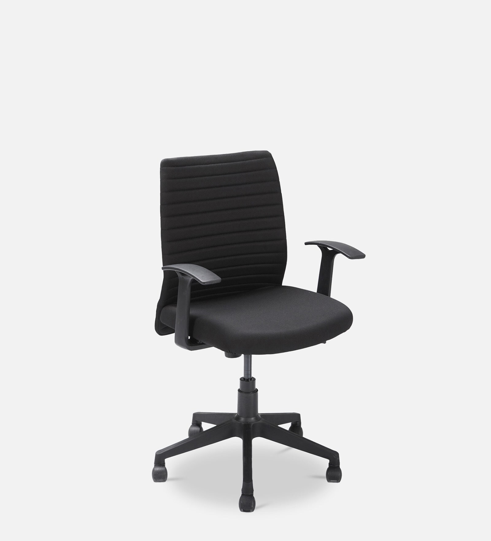 Thames Fabric Ergonomic Chair in Black Colour