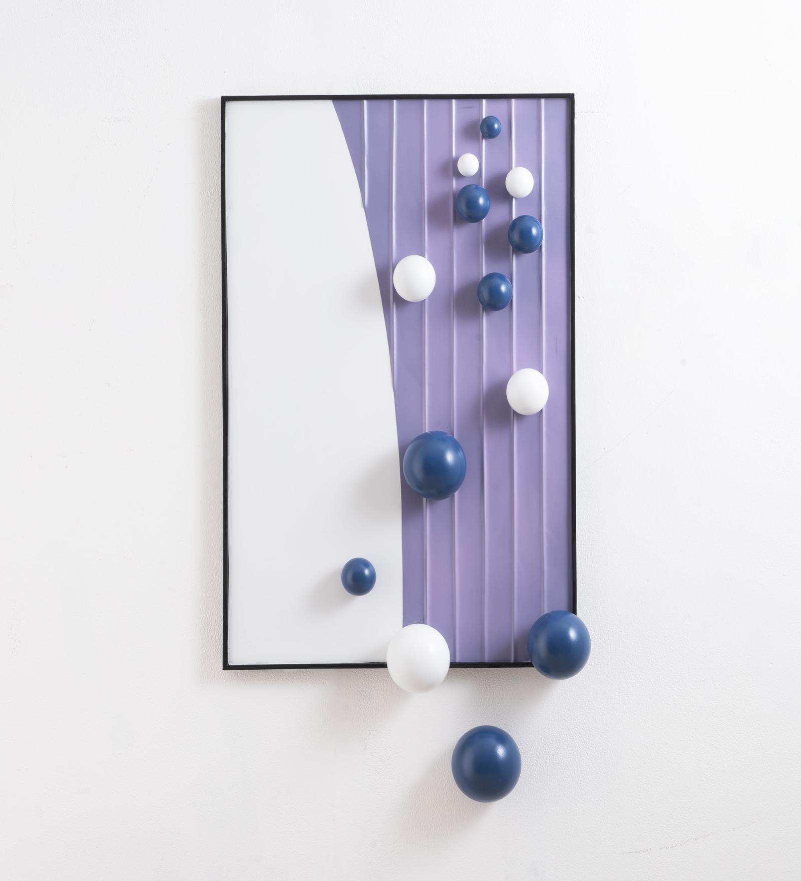 Multicolour Metal Art Print