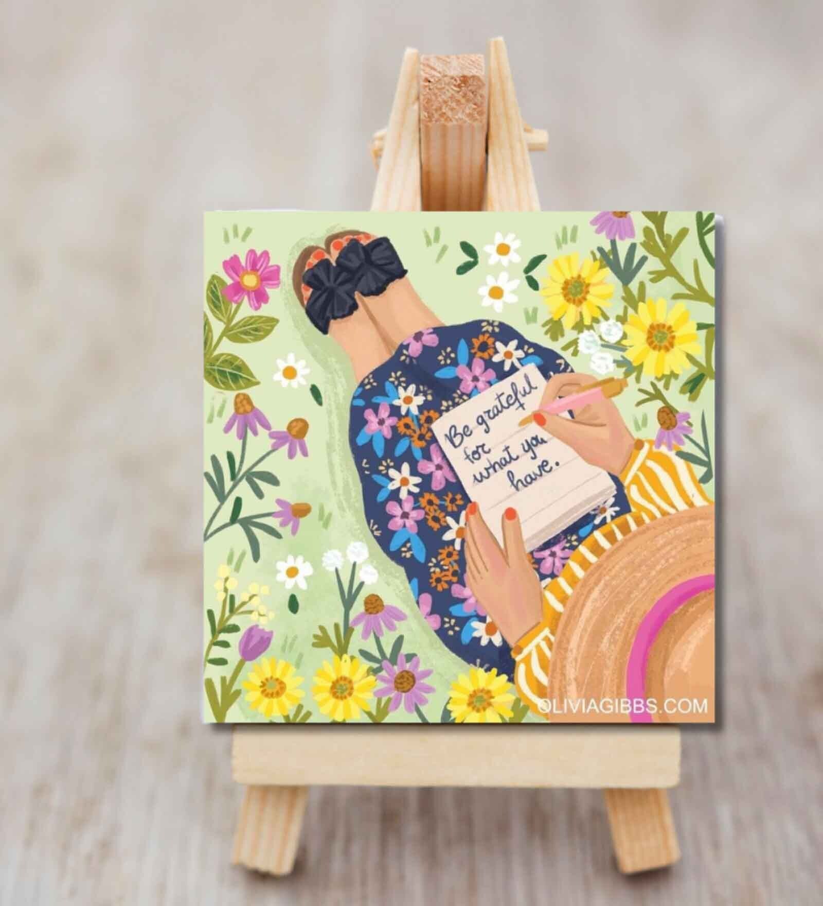 The Art of Self-Care Mini Canvas Frame