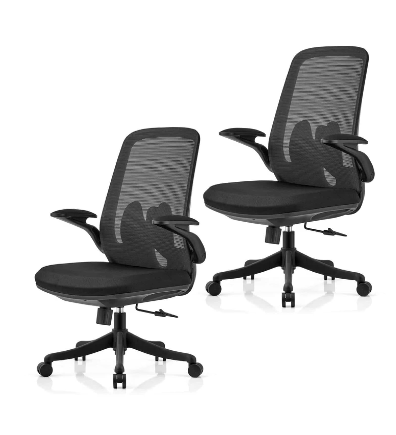 The Associate Mid Back Premium Ergonomic Chair in True Black (Set of 2) The Associate Mid Back Premium Ergonomic Chair in True Black (Set of 2)