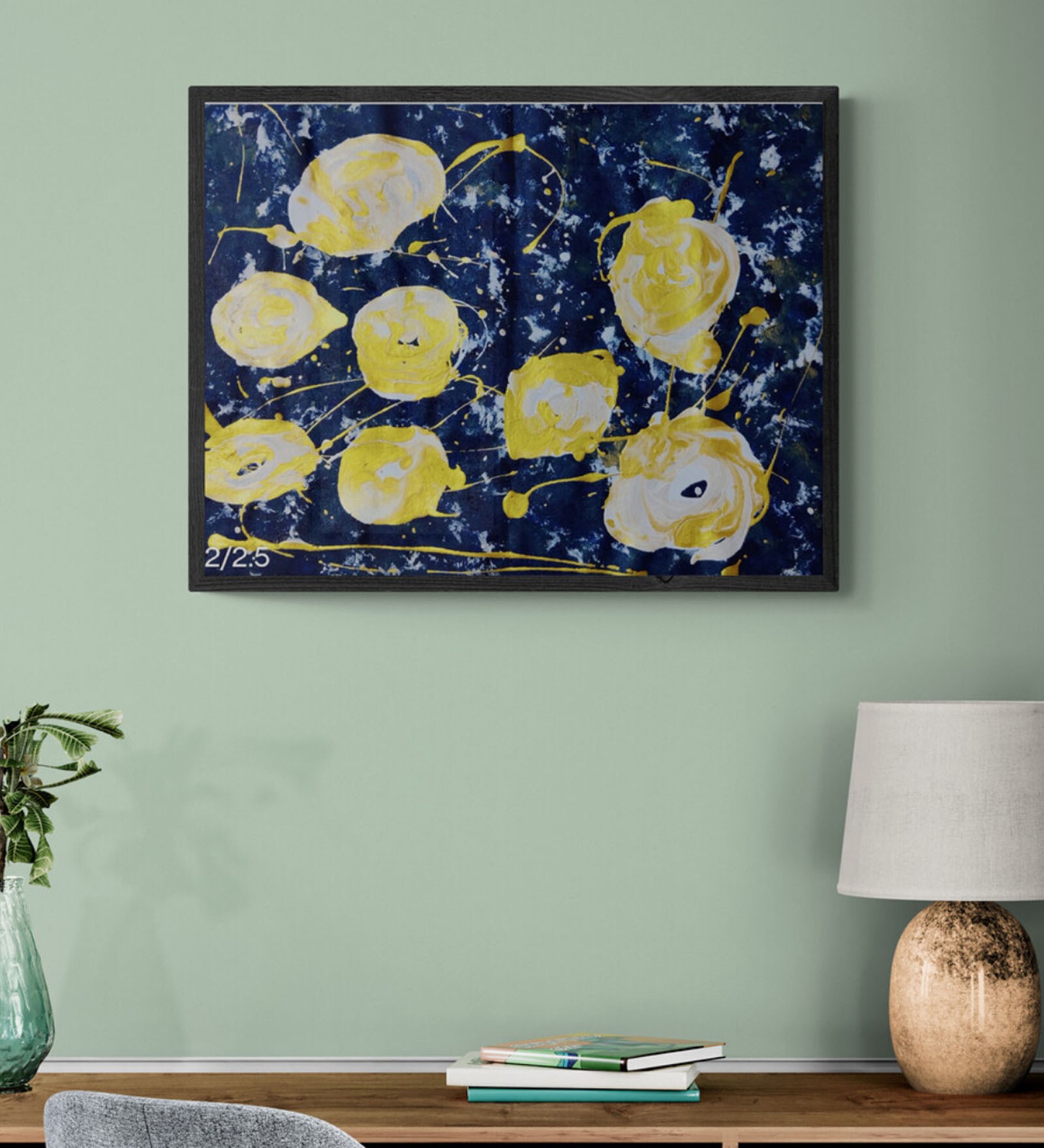 The Blossom Handmade Acrylic Paint On Canvas Unframed