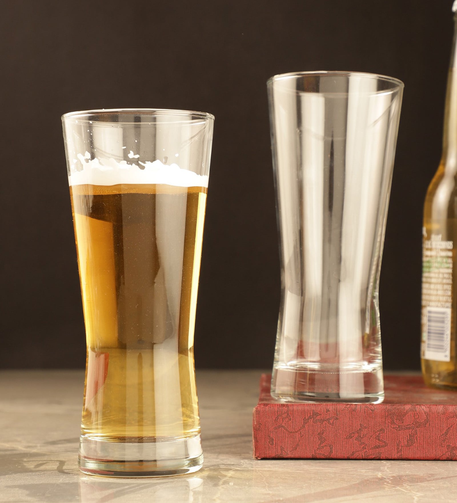Metropolitian Beer (LxBxH Glass 400ml (Set of 2) Beer Glasses