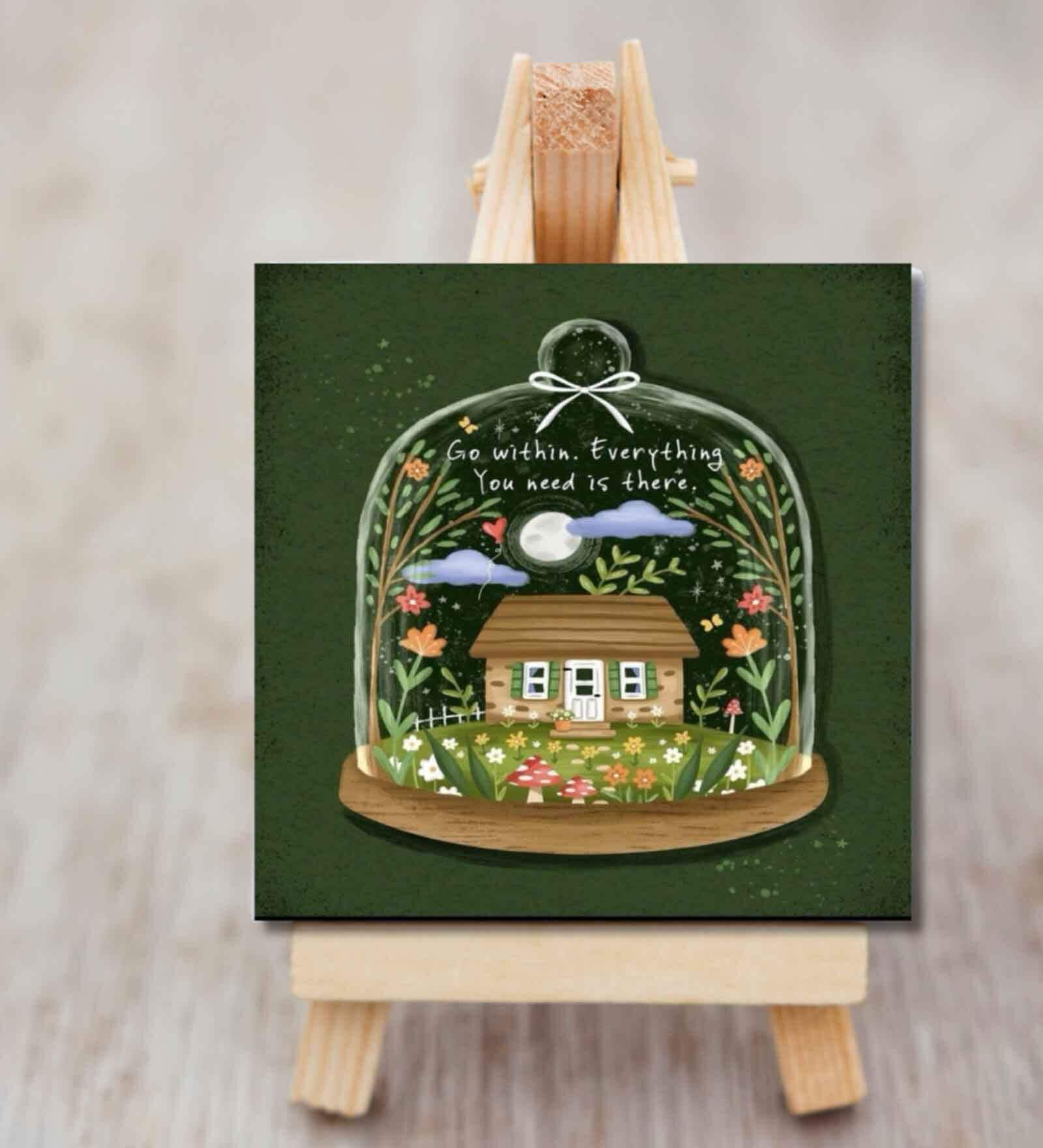 The Heart of Home Mini Canvas Frame