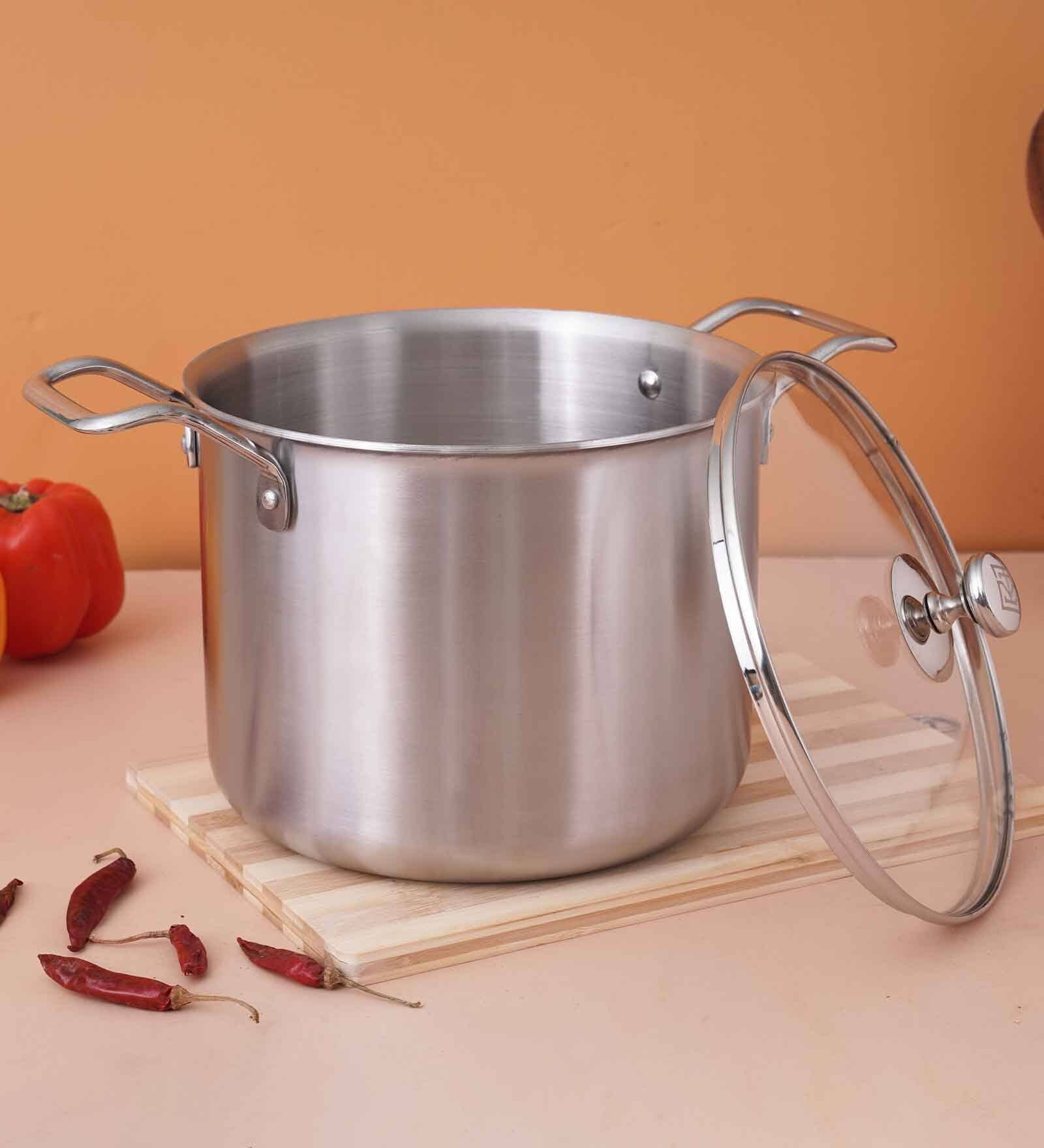 Silver 6.5 Litres Stainless Steel Non