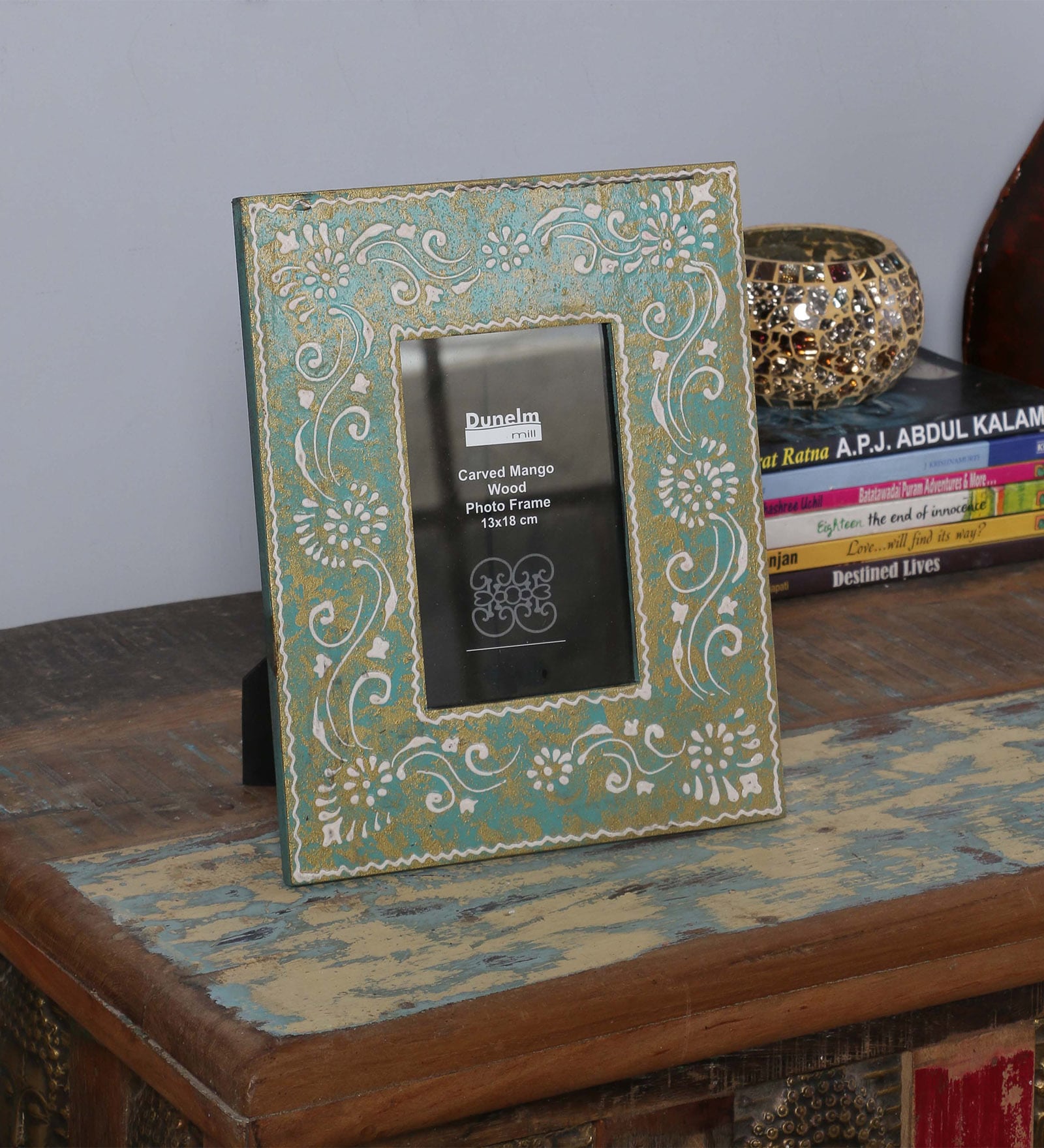 Multicolour Mdf Handpainted Jodhpuri Photo Frame