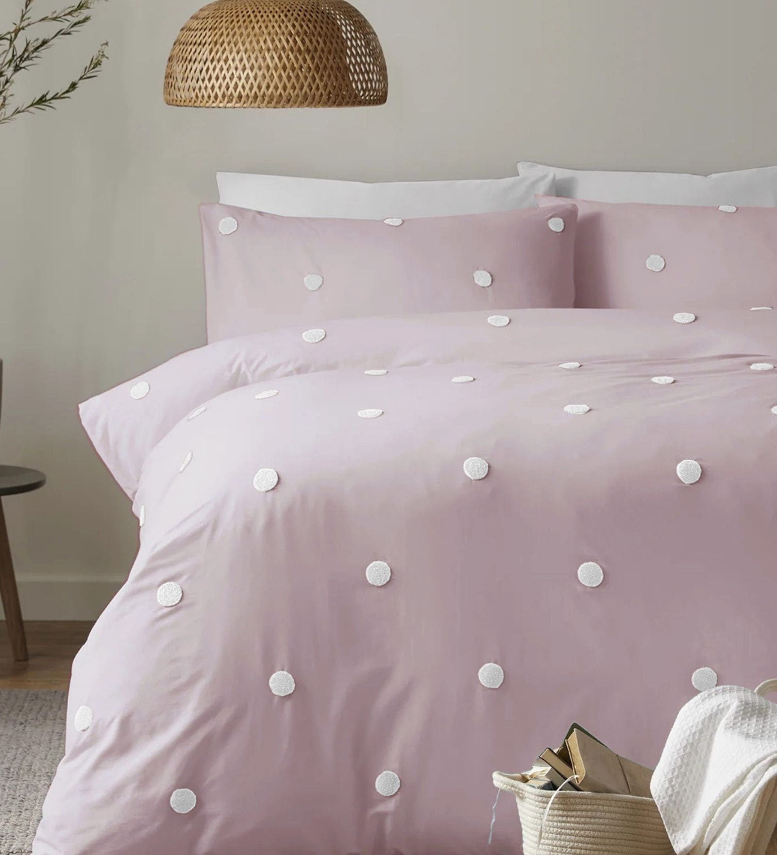 The Moss Desert Rose Blush AC Comforter Double Bed Size With 2 Pillow Covers